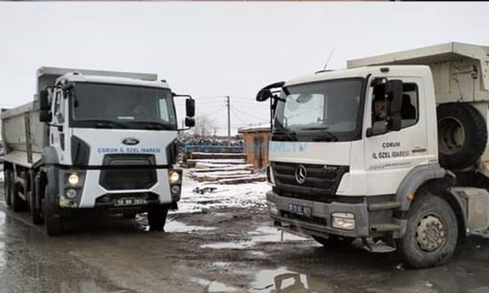 Marangozlardan Altı Kamyon Yakacak Yardımı