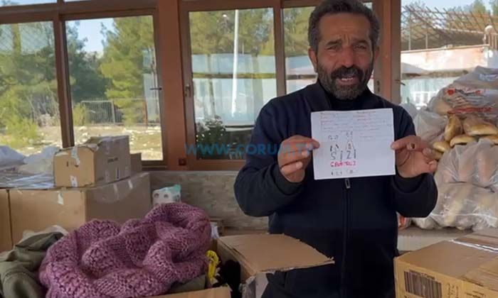 Minik Zeynep’in Notu Depremzedeleri Duygulandırdı