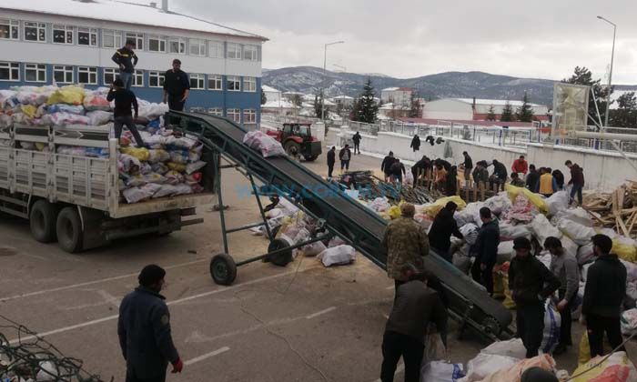 Ortaköy’de Yardım Seferberliği