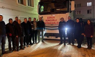 Sungurlu’dan Bir Yardım Tırı Daha