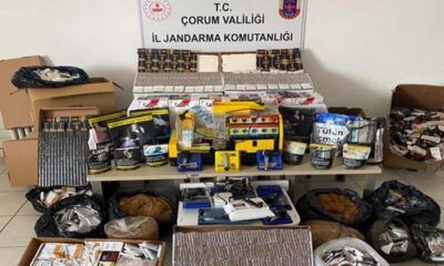 52 Bin 201 Makaron Kaçak Tütün Ele Geçirildi