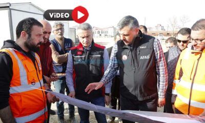 Afşin’e Konteyner Kent Hızla Kuruluyor