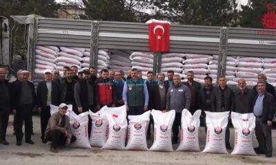 Çiftçi, Üreticiye Nohut Dağıttı