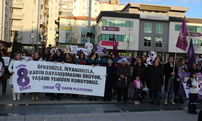 Çorum’da Kadınlar KADEŞ Barış Meydanı’nda Toplandı