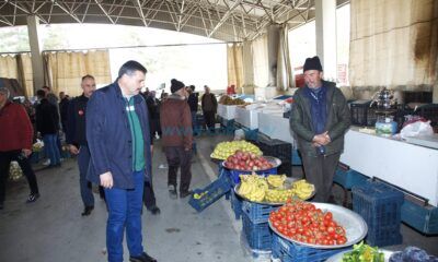 Vali Çiftçi Afşin’de Pazar Yerini Ziyaret Etti