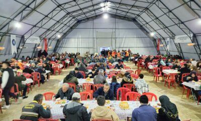 Avukatlar Adına Afşin’de Depremzedelere İftar Verildi