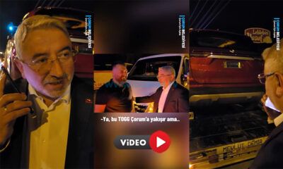 Çorum’dan Geçen Togg’u Durdurdu, Bakanla Görüştü