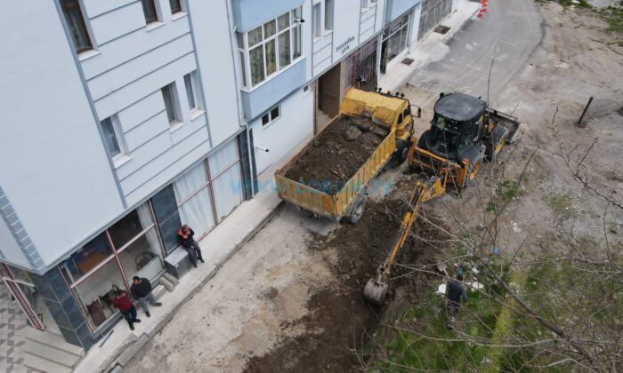 Esnafevler’de Yol Çalışması