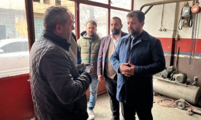 Sanayi Sitesi’nde Esnafı Dinledi