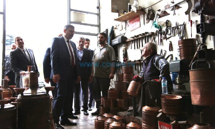 Çiftçi, El Sanatları Ustalarını Dinledi