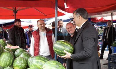 Çiftçi, Pazar Ziyareti Yaptı