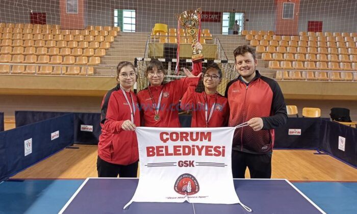 Çorum Kadın Masa Tenisi Takımı Süper Lig’de