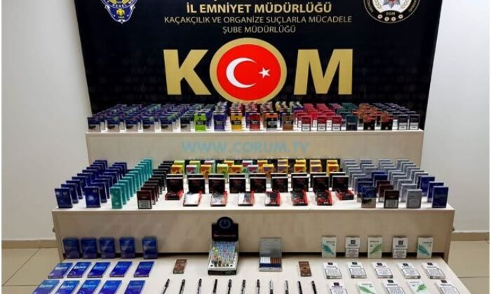 Kaçak Sigara ve Cinsel İçerikli Madde Operasyonu