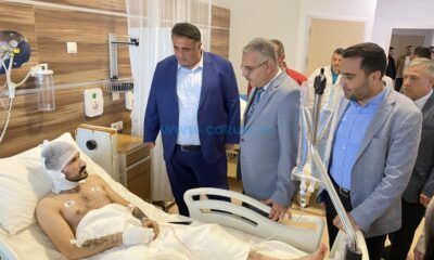 Patlamada Yaralananlara ‘Geçmiş Olsun’ Ziyareti