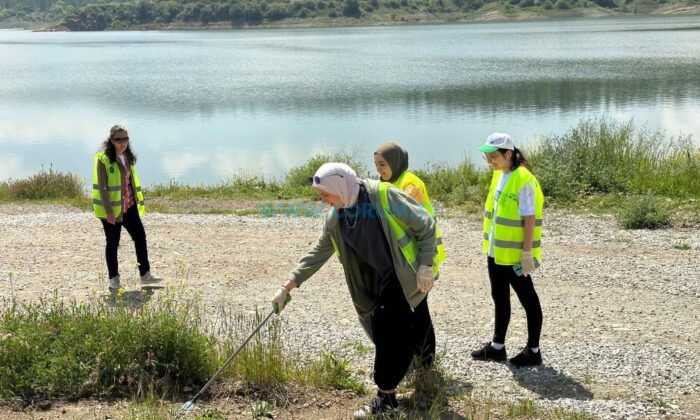 Çevre Haftası’nda Barajda Mıntıka Temizliği Yaptılar