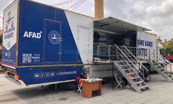 Deprem Simülasyon Tırı Meydanda