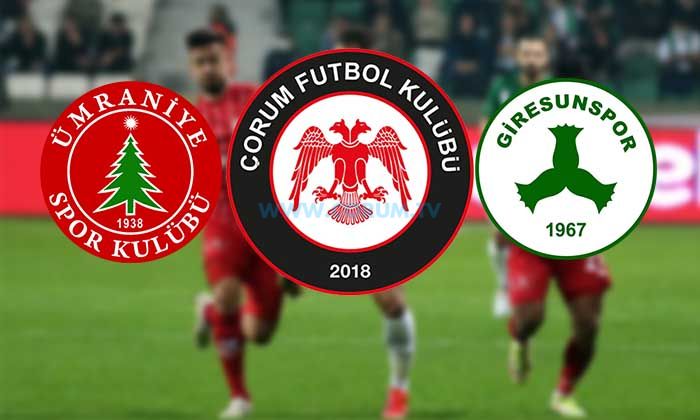Giresun ve Ümraniye Çorum FK’nin Rakibi