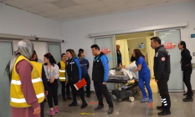 Hastanede Deprem Tatbikatı