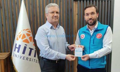 Çolak, Bağışını TDV’ye Yaptı