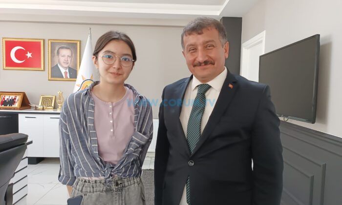 LGS’den Tam Puan Alan Genç Kızı Ağırladı