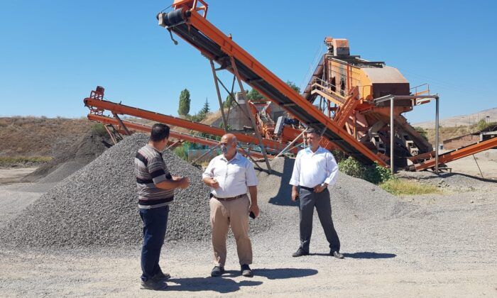 Bayat’ta Kum Ocağı Üretime Devam Ediyor