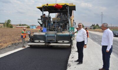 Alaca-Çorum Yoluna 2,5 Kilometrelik Asfalt