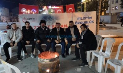 Barış Meydanı’nda Filistin Halkı İçin Özgürlük Ateşi