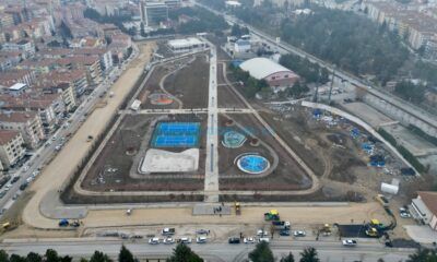 Çorum’da Yapılan Yeni Millet Bahçesi Yanına Yol ve Otopark Yapılıyor
