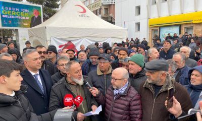 Çorum’da Emekliler Meydana İndi, Zam İstedi