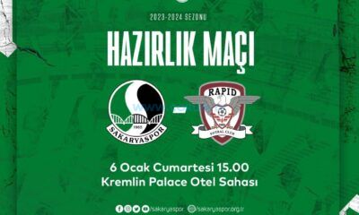 Sakaryaspor ile Rapid Bükreş Hazırlık Maçı Yapacak