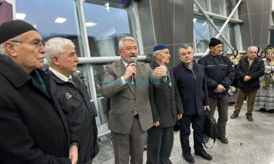 Aşgın, Umrecileri Uğurladı