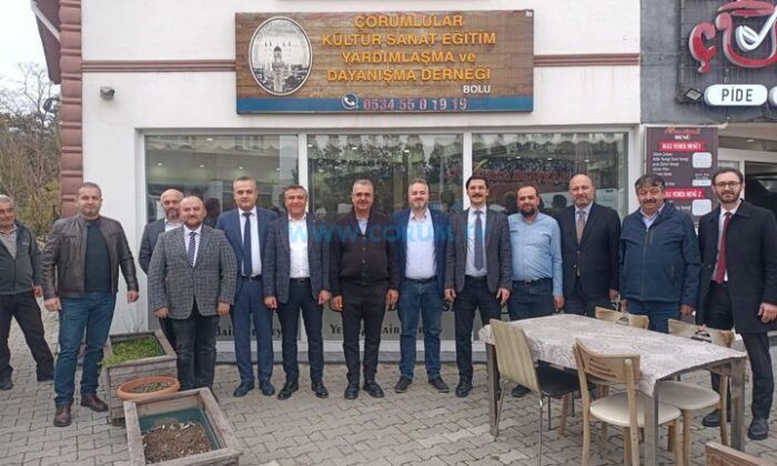 Bolu’daki Çorumlular ile Buluştu
