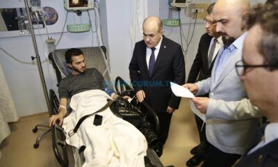 Vali Dağlı’dan Yaralılara Ziyaret