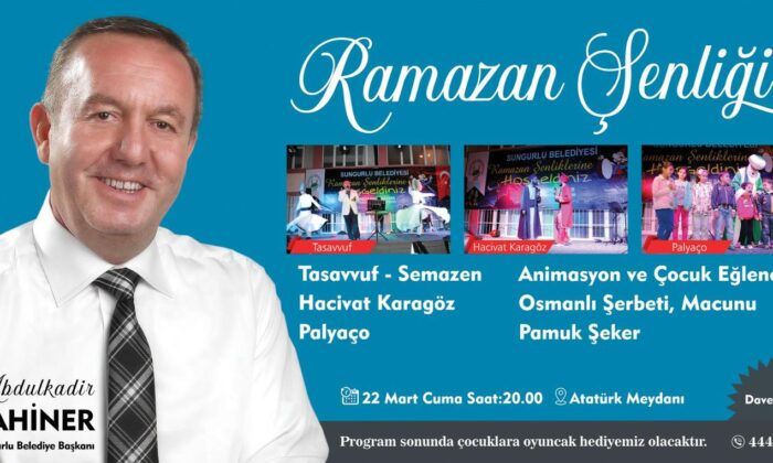 Sungurlu’da Çocuklara Özel Şenlik Yapılacak