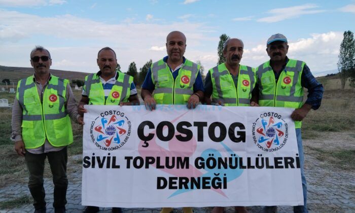 ÇOSTOG, Köy Mezarlarını Temizliyor