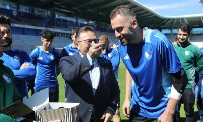 Eski Bakandan Erzurumspor’a Ziyaret