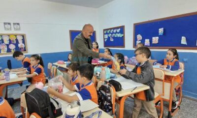 İsbir, Öğrencilere ‘Merhaba’ Dedi