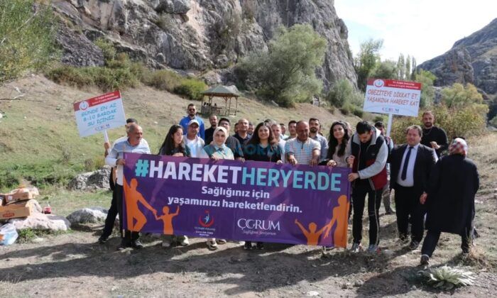 Kaymakam ve İdareciler Sağlık İçin Yürüdü