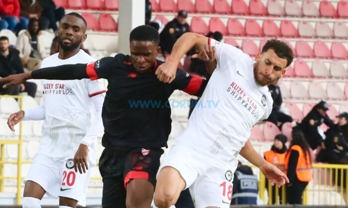 Çorum FK’nin İlk 11’inde Üç Değişiklik