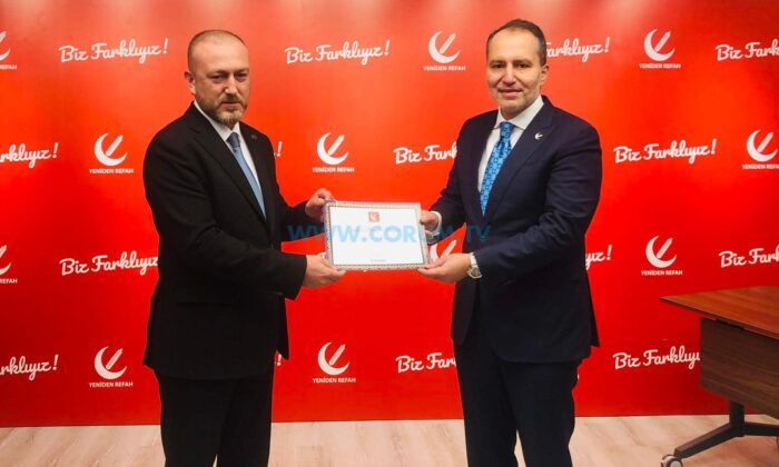 Fatih Erbakan’dan Çorum’a Başarı Belgesi