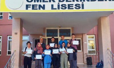 Ömer Derindere Fen Lisesi’nden Uluslararası Başarı