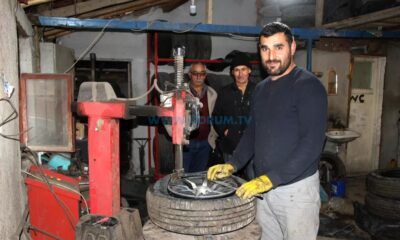 Lastikçilerde Kış Yoğunluğu Yaşanıyor