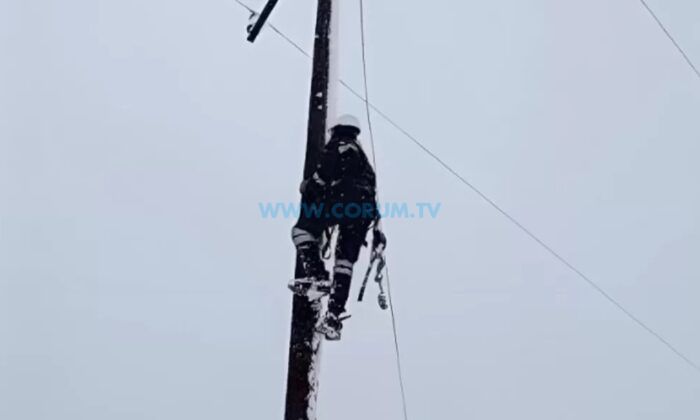 YEDAŞ, Kar Yağışı Sonrası Arızaları Gidermek İçin Sahada