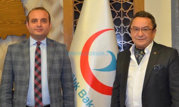 Ayhan Aykanat’tan Başhekim Doç. Dr. Komut’a Ziyaret