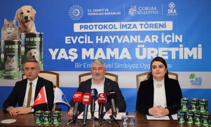 Çorum’da Yaş Mama Üretilecek