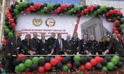 Çorum Barosu’nun Yeni Binası İçin İlk Kazma