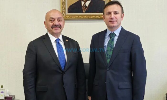 Başkan İsbir’den Eski Kaymakama Ziyaret