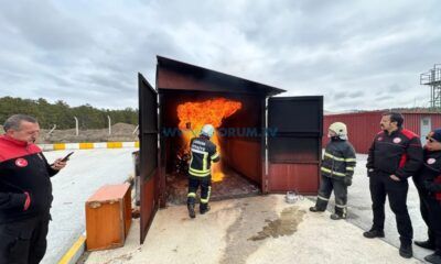 Belediye Personeline Yangın Eğitimi