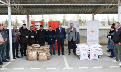 Çiftçilere Hibeli Nohut ve Ayçiçeği Tohumu Desteği