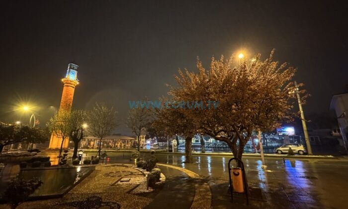 Çorum’dan Kar Manzaraları